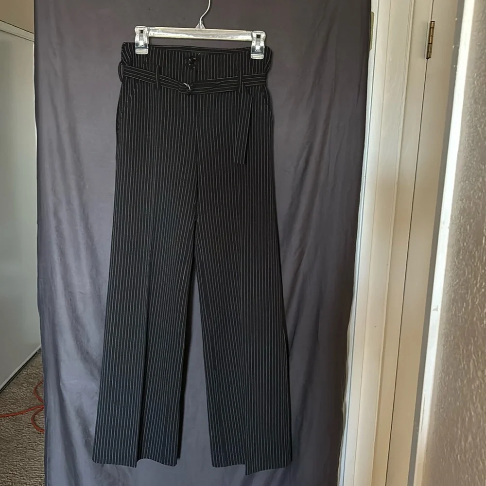 Body by Victoria black pin stipe slacks - Picture 1 of 7